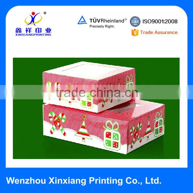 Christmas Series Cupcake and Dessert Packaging Boxes