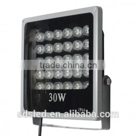 LED IP66 high power Cool White Grey Outdoor 30W LED Flood Light
