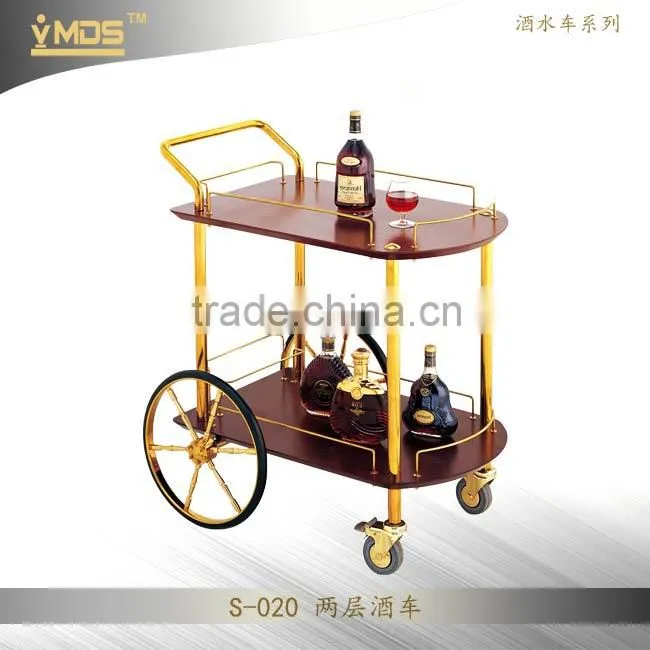 MAX S-004 Modern Wine Bar Cart Furniture,Drink Trolley For Sales