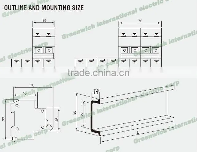 DZ65L SERIES EARTH LEAKAGE CIRCUIT BREAKER