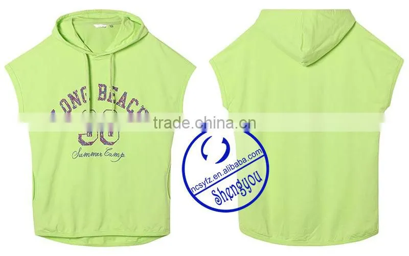 Custom women's pullover long line hoodies