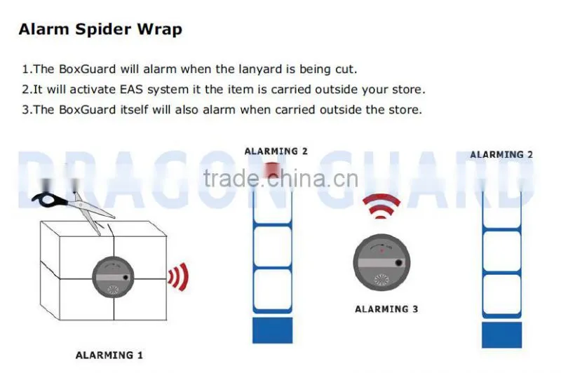 Spider wraps detacher 3 spider wraps eas hard tag