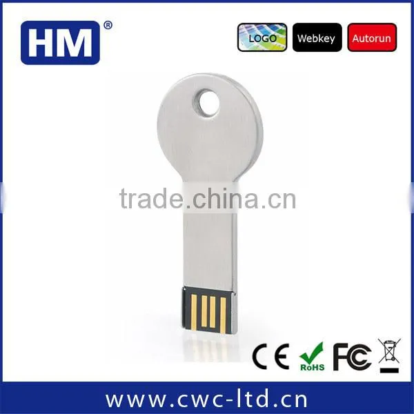 bulk cheap logo solution metal key shape usb flash drives promotion gift mini usb flash drives