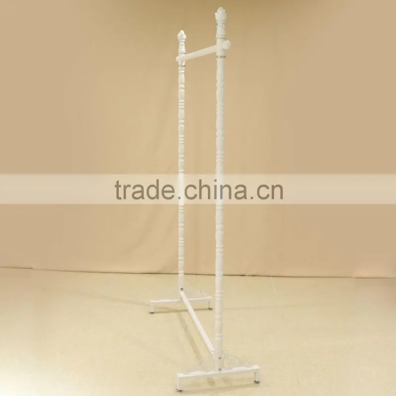 QD-F179Signgle line meta signgle line hanging clothes display racks
