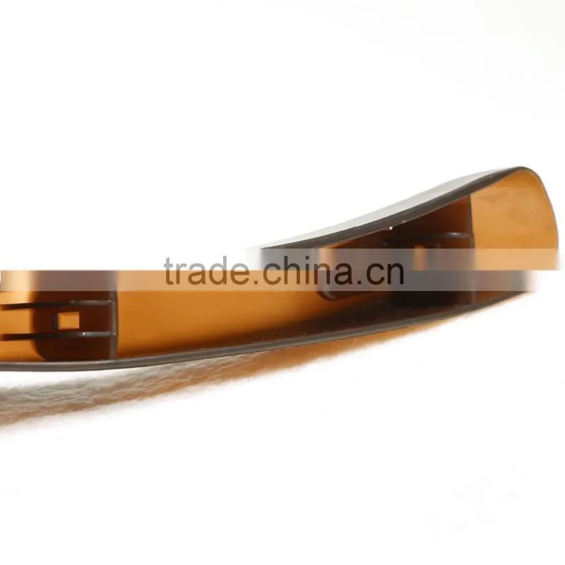 Anti slip Brown color plastic coat hanger for clothes