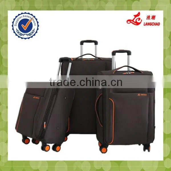 New material nylon four wheels travel luggage set travel luggage designer luggage sets