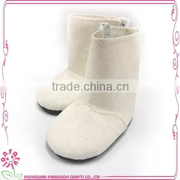 Fashion 2016 white 18 inch doll boots for sale