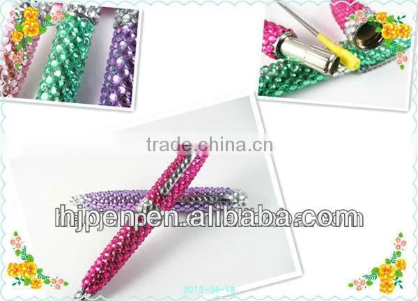 Wholesales Ballpoint Pen, Multicolor Mini Pens With Rhinestone