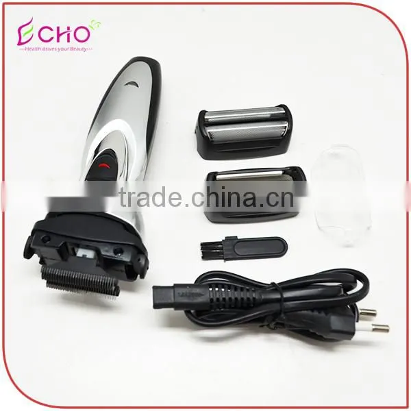 Electric Rechargeable Beard Trimmer Shaver with Foil