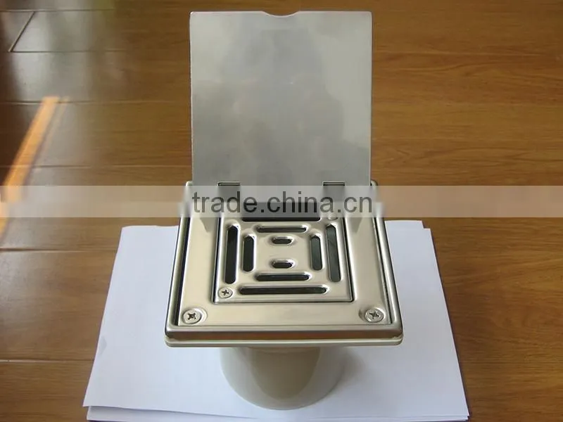 Stainless Steel Bathroom Strainer Drain With Plastic End