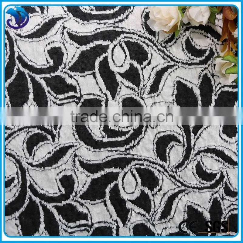 Fashion Fabric Knitted Jacquard Fabric Jacquard Knitted Fabric for Garment
