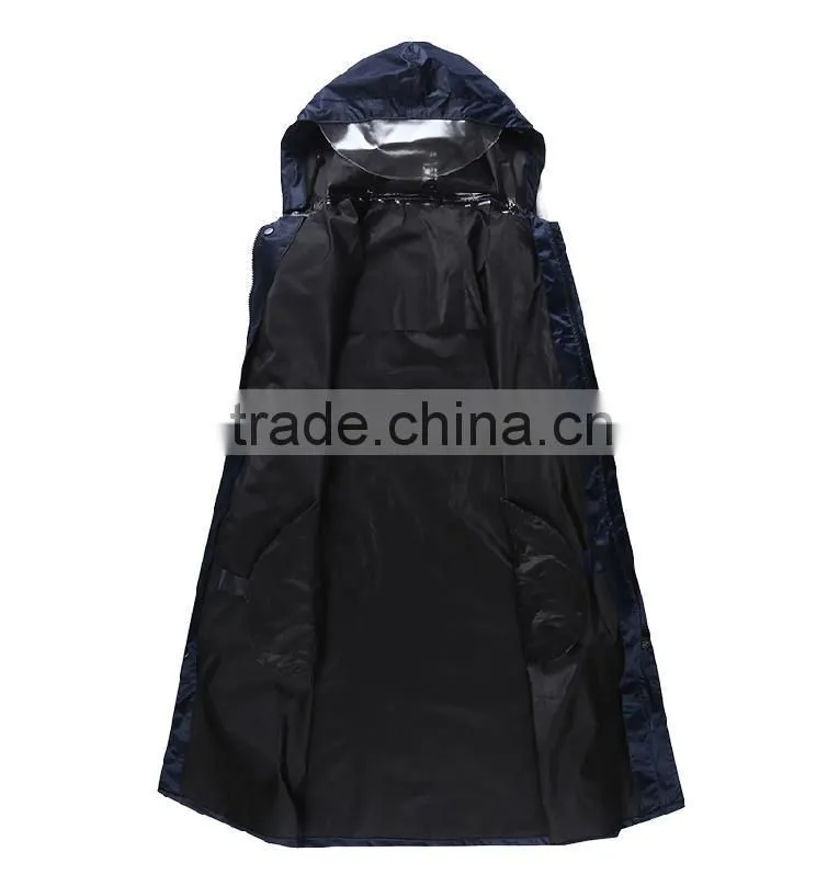 high quality outdoor portable foldable reflective hoodie raincoat