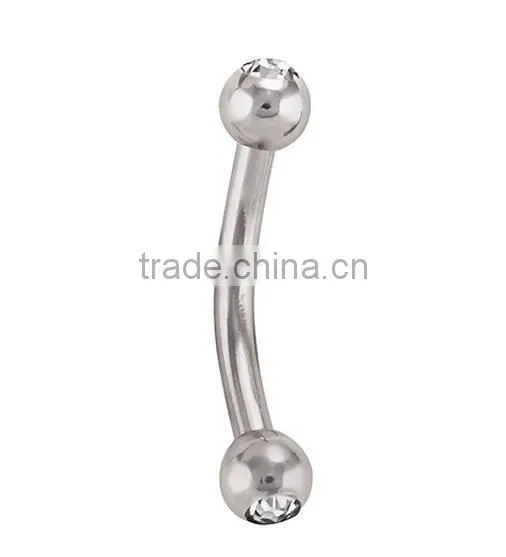 Charming Magnetic Custom Fake Stainless Steel Cool Eyebrow Rings Body Piercing Jewelry
