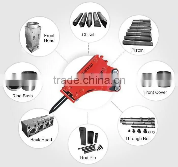 Professional Hydraulic Hammer Rock Breaker Diaphragm