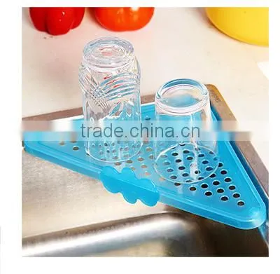 Kitchen storage Fashion portable plastic drain rack store shelves storage box bowl cup Shelves Stands Dish Rack