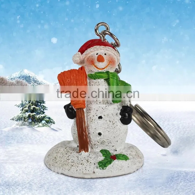 Snow man custom fashion key chain