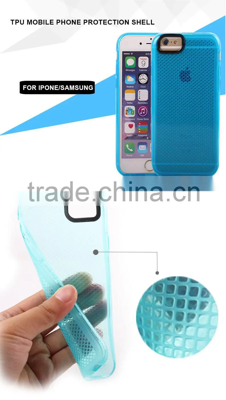 Merry Christmas nets pattern tpu unbreakable smart cover case for ip6