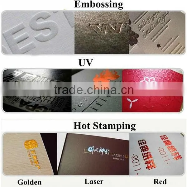 2014 new film laminated art paper hot stamped hang tag