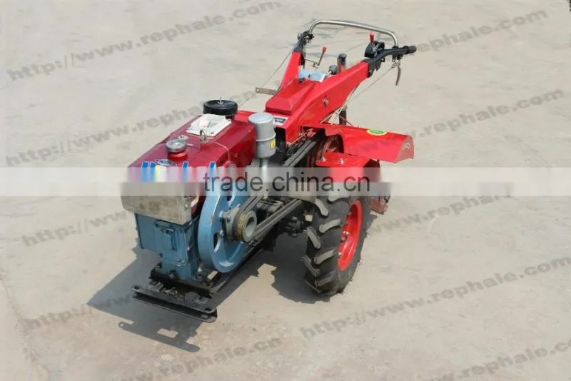 Farm diesel engine power tiller with ditching function