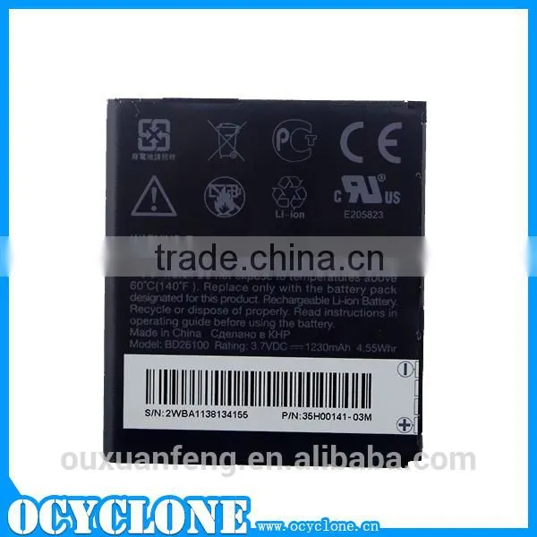 Hot selling original battery for HTC desire hd A9191 1230mah