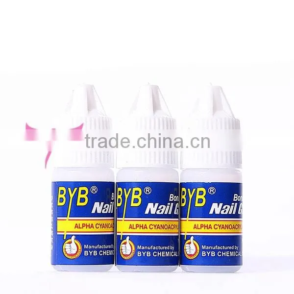 Hot wholesale 3g BYB nail glue