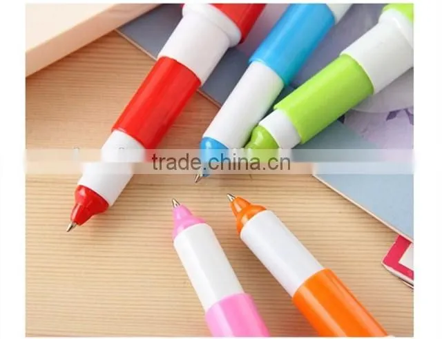 Stock wholesale cheap Badminton racket shape pen advertisement sample