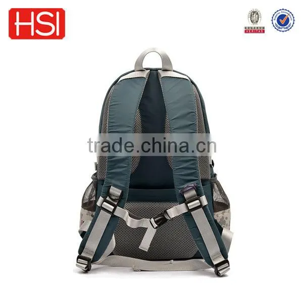 coffee bean printing polyester backpack femal