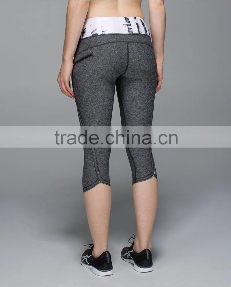 Fashion design top workmanship nylon and spandex yoga tight for women wholesale yoga pants