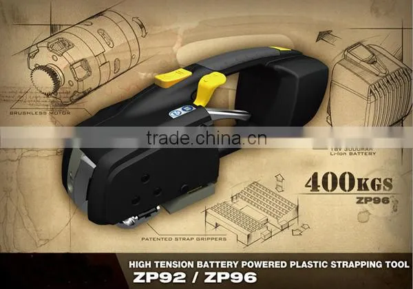 ZP 96 Automatic battery powered manual PET plastic strapping machine tools