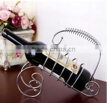 Globe Wine Bar bottle shelf stainless steel wine cork holder