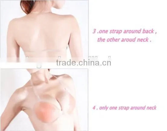 adhesive silicone bra for backless dress