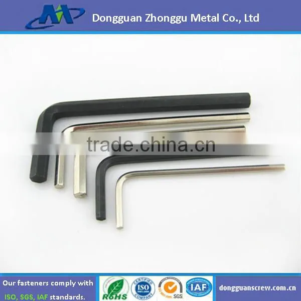 high quality hexagon bar wrench/allen key bar wrench made in china