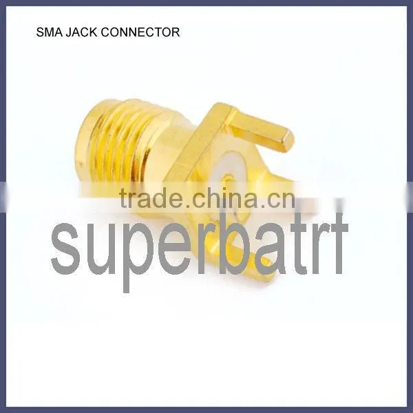 SMA female pcb mount connector rf terminal