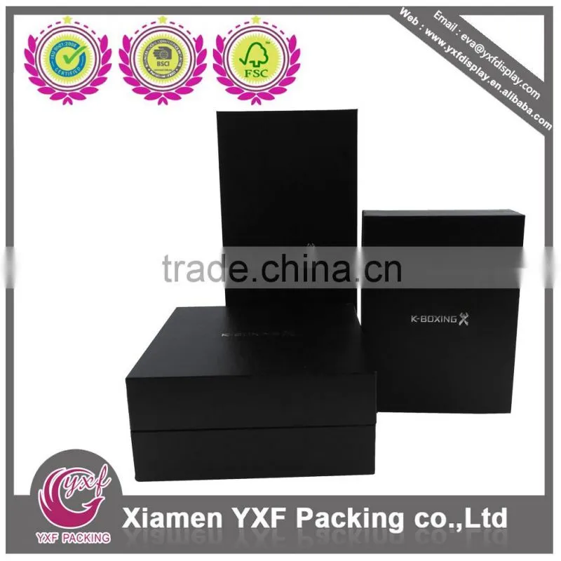 Black gift box for belt packing