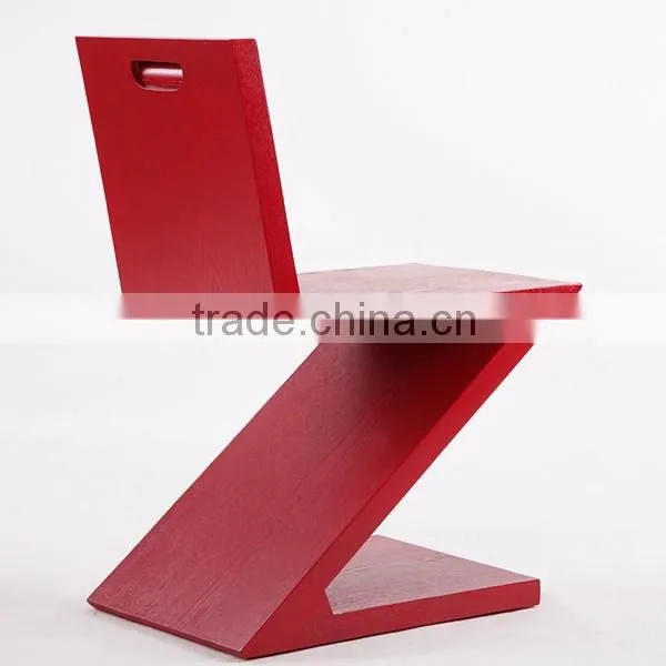Wood furniture wooden chairs Zig Zag Chair z chair