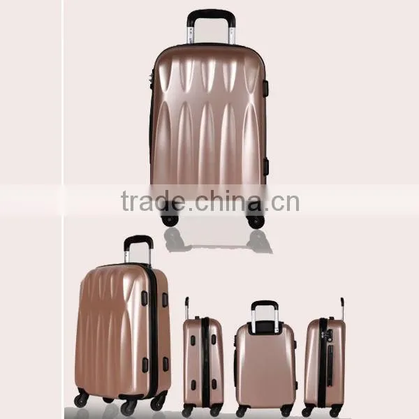 2015 china alibaba New product beautuful pc travel trolley,pc travel luggage