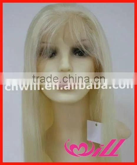 Long Full Lace Wig Blonde Hair Wig Synthetic Wigs Heat Resistant Fiber Wig