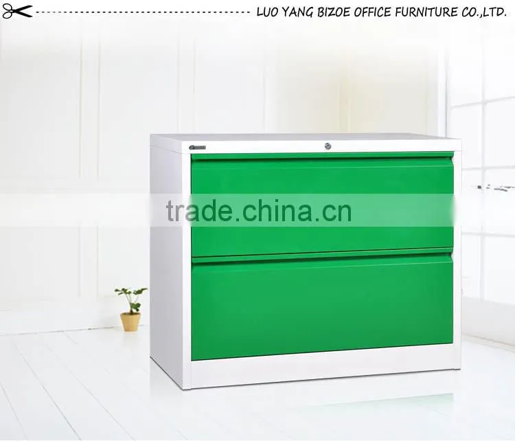 thin dege white two drawers lateral filing cabinet