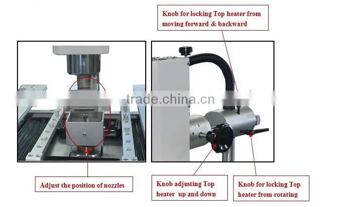 Hot air bga rework station smd soldering machine Shuttle Star SP360C