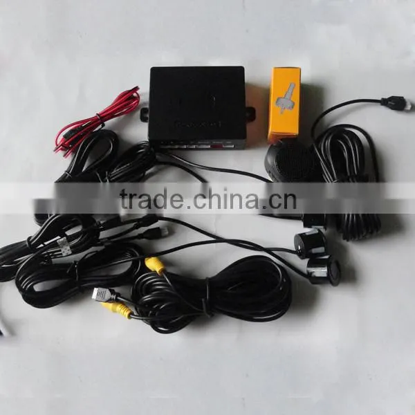 led parking sensor system car reverse backup radar with 3.5inch monitor camera