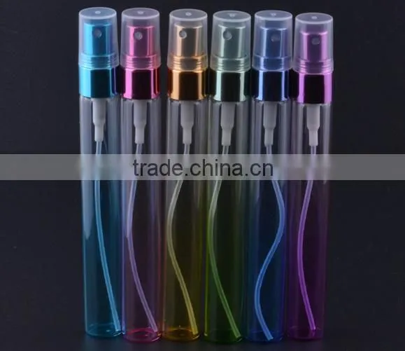 10 ml color Rose glass bottle Regulation of perfume bottle