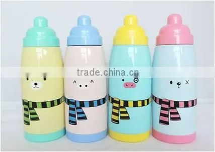 Funky Thermos Flasks Double wall stainless steel thermos vacuum flask with customized painting logo