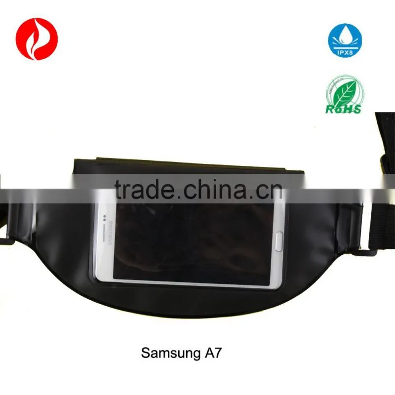High quality eco-friendly new product on market running waist belt mobile phone pvc waterproof waist bag