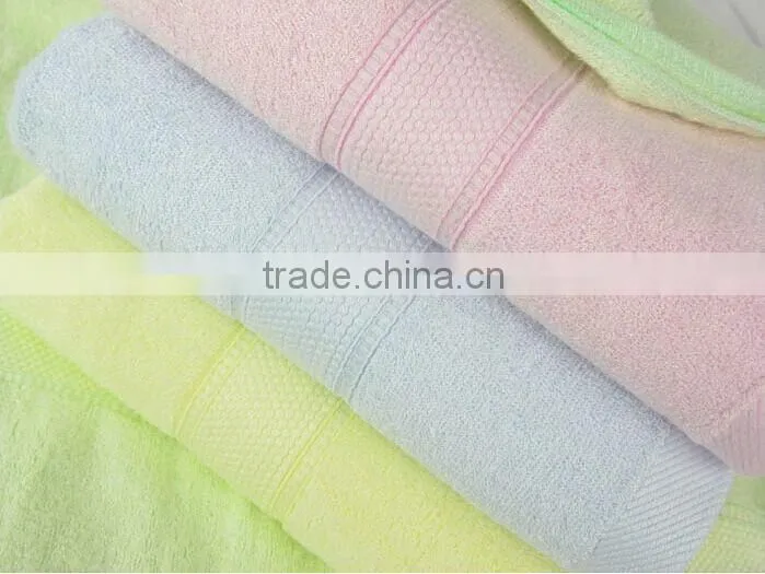 Eco- enviornmental good quality larger size bamboo fiber towel made in China