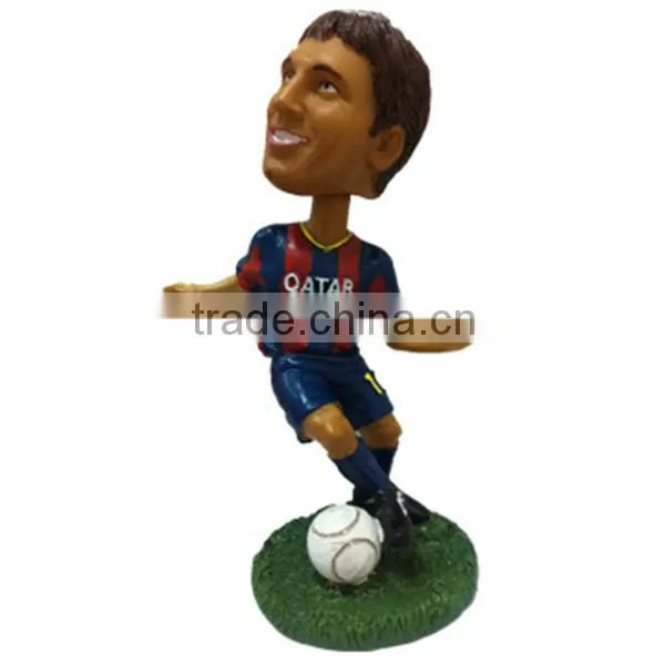 Customized polyresin Bobble-head Sportsman Figure