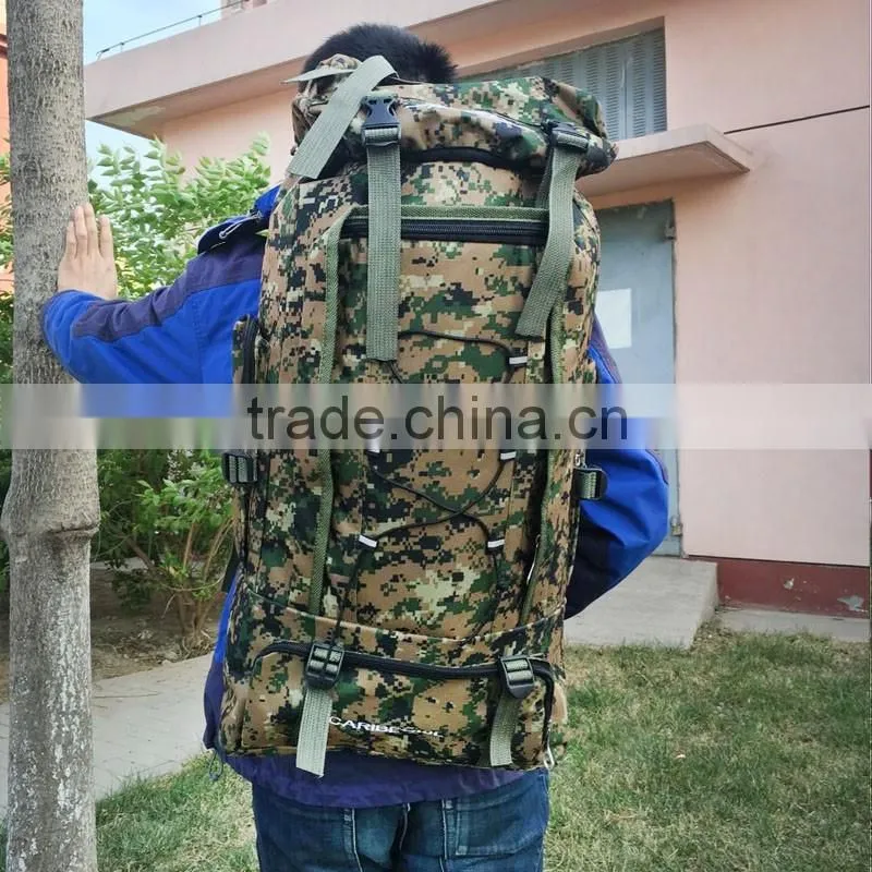 Wholesale Canvas custom hiking backpack mountaineering bag,mountain climbing bag
