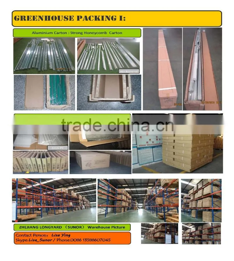 8'Ft Width Premium Quality Greenhouse