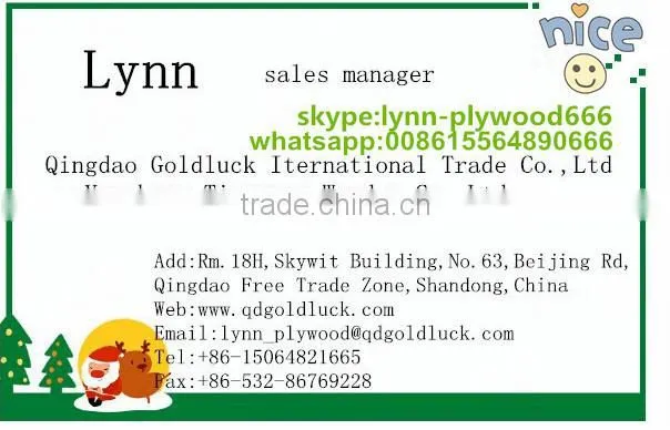 melamine faced blockboard/Veneered Block Board/laminated wood block board