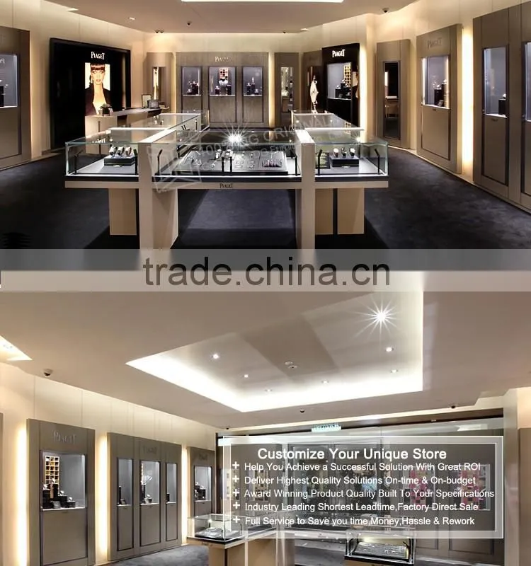 Luxury Small Wooden Stainless Steel Watch Showcase