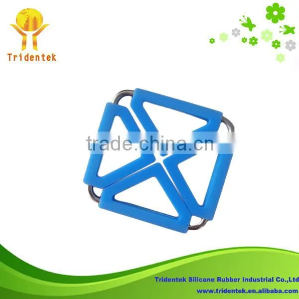 High quality square shape with hole food grade silicone mat